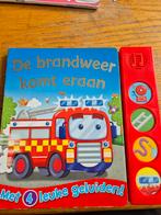 Brandweerboek met Geluiden, Boeken, Ophalen, Zo goed als nieuw, Rebo Productions, 2 tot 3 jaar
