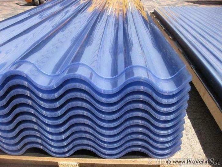 PVC Golfplaten 177/51, 122/153 cm lang (fabrieksprijs), Doe-het-zelf en Verbouw, Dakpannen en Dakbedekking, Nieuw, Golfplaat, Kunststof