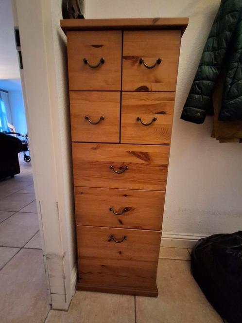 Grenen ladekastje, Huis en Inrichting, Kasten | Ladekasten, Gebruikt, 100 tot 150 cm, Minder dan 50 cm, 25 tot 50 cm, Grenenhout
