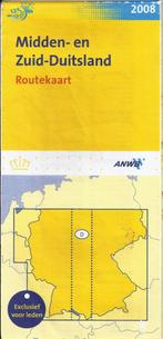 Pl22 anwb plattegrond midden en zuid duitsland 2008 --, Boeken, Atlassen en Landkaarten, Ophalen of Verzenden, Gelezen, Duitsland