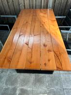 Tuintafel en stoelen, Tuin en Terras, Tuintafels, Ophalen of Verzenden, Zo goed als nieuw, Rechthoekig, Hout