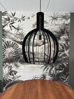 Moderne zwarte hanglamp metaal, Ophalen, 50 tot 75 cm, Zo goed als nieuw, Modern / Industrieel