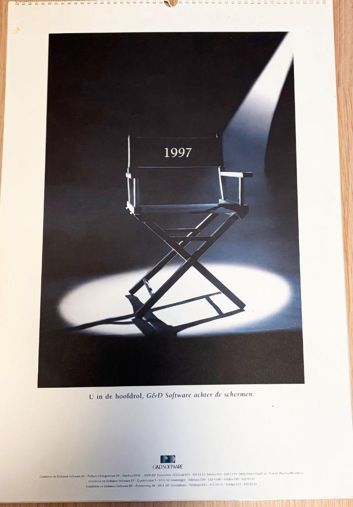 Kalenders met erg mooie posters, Verzamelen, Posters, Zo goed als nieuw, Film en Tv, A1 t/m A3, Rechthoekig Staand, Ophalen