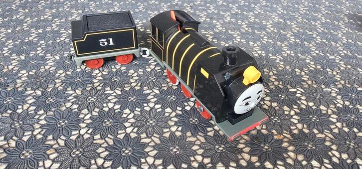 Thomas de trein trackmaster hiro, Kinderen en Baby's, Speelgoed | Thomas de Trein, Zo goed als nieuw, Ophalen of Verzenden