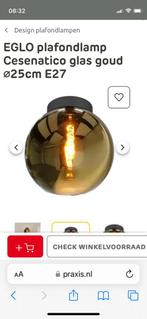 Plafondlamp Praxis, Huis en Inrichting, Ophalen, Zo goed als nieuw, Glas