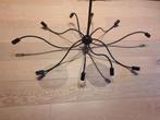 Zwarte spin-hanglamp 12-armig modern design, Ophalen, Zo goed als nieuw, Metaal