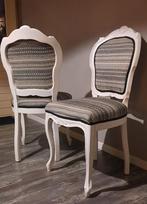 2 Gestoffeerde Houten Stoelen, Ophalen, Hout, Gebruikt, Twee