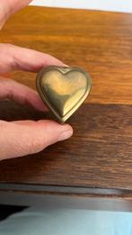 Hart doosje/ pillendoosje hartje koper (?), Antiek en Kunst, Antiek | Koper en Brons, Ophalen of Verzenden