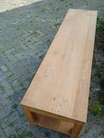Hardhouten tv meubel 200x50x50cm, Ophalen, Rechthoekig, Hout, 75 cm of meer