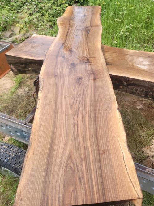 Schaaldeel boomstamtafel boomplank sidetable WALNOOT!!, Tuin en Terras, Palen, Balken en Planken, Zo goed als nieuw, Planken, 250 cm of meer
