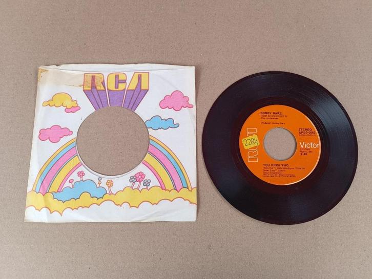 Single: Bobby Bare - You Know Who (1973) USA, Cd's en Dvd's, Vinyl Singles, Gebruikt, Pop, 7 inch, Verzenden