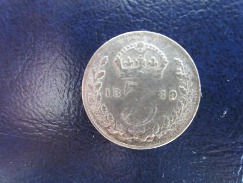 Te Koop Zilveren Three Pence Muntjes 1889 t/m 1919, Postzegels en Munten, Munten | Europa | Niet-Euromunten, Losse munt, Overige landen