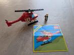 Vintage Lego 6657 brandweer helikopter, Ophalen, Zo goed als nieuw, Complete set, Lego