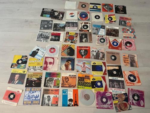 collectie van +/- 50 singles jaren 60-70, Cd's en Dvd's, Vinyl Singles, Gebruikt, Single, Overige genres, Ophalen of Verzenden