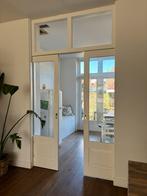 Ensuite deuren | wit | glas, Doe-het-zelf en Verbouw, Ophalen, 80 tot 100 cm, Binnendeur, Zo goed als nieuw
