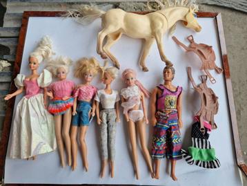 Vintage barbie ken 1966 1963 paard lot verzameling  beschikbaar voor biedingen