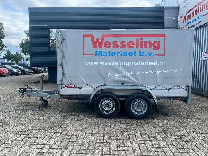 Anssems BSX 2500 301x150x150cm met huif goed onderhouden, Auto diversen, Aanhangers en Bagagewagens, Gebruikt