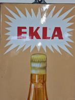 Oude Emaille Reclamebord EKLA, Ophalen