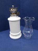 Olielamp, Tafellamp, keramiek, Antiek en Kunst, Antiek | Lampen, Ophalen of Verzenden