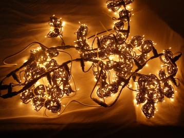5x LED kerstverlichting stevige kabel 2m lang, 3 m hangend  beschikbaar voor biedingen