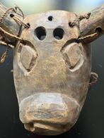 Antiek houten masker stier uit Guatemala, Antiek en Kunst, Ophalen of Verzenden