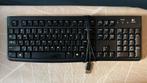 Logitech K120 Toetsenbord - Bedraad, Computers en Software, Toetsenborden, Ophalen of Verzenden, Qwerty, Gebruikt, Bedraad