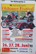 Oldtimer festival Nürburgring poster 1992, Ophalen of Verzenden, Gebruikt, Auto's