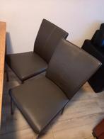 Eetkamerstoelen donker grijs 6 stuks, Overige materialen, Vijf, Zes of meer stoelen, Grijs, Gebruikt
