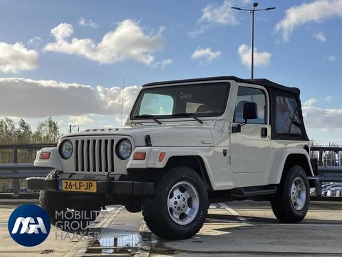 Jeep Wrangler 4.0i Softtop / One off kind BRUTE / Top staat, Auto's, Jeep, Bedrijf, Te koop, Wrangler, 4x4, ABS, Airbags, Airconditioning
