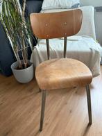 Vintage Schoolstoel, Ophalen, Gebruikt, Bruin, Eén