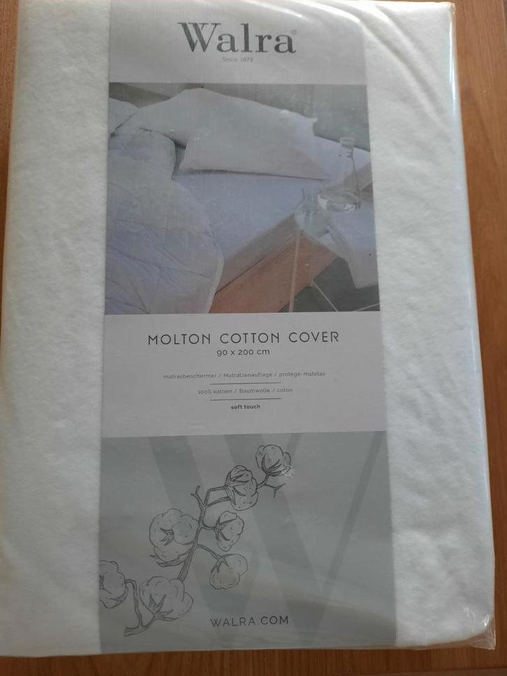 WALRA molton matrasbeschermer 90x200 NIEUW Per Stuk, Huis en Inrichting, Slaapkamer | Beddengoed, Nieuw, Hoeslaken of Sloop, Eenpersoons