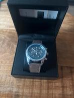 Alpha Sierra herenhorloge, Leer, Staal, Polshorloge, Nieuw