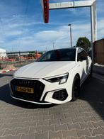 Audi A3 40 Tfsi e 204pk Wit 2021 3x S-line (Pano Alcantara), Zwart, 4 cilinders, 1535 kg, Wit