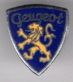 Peugeot blauw op zilverkl auto Knoopsgat speldje ( D_152 ), Verzenden, Gebruikt, Transport, Speldje of Pin