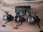 Daiwa infinity 5500 + 3 spoelen, Ophalen of Verzenden, Zo goed als nieuw, Complete set