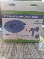 Oprolbare waterslang, ca.15 meter., Ophalen of Verzenden, Zo goed als nieuw
