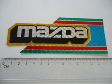 sticker oud MAZDA AUTO oldtimer car japan retro - 2 -- glans beschikbaar voor biedingen