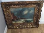 Heel mooi winterlandschap, Antiek en Kunst, Kunst | Schilderijen | Klassiek, Verzenden