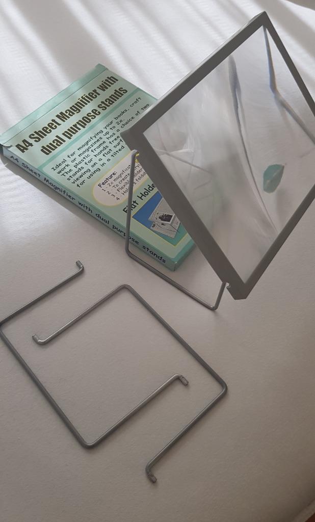 A4 Loep, Hobby en Vrije tijd, Vergrootglazen, Loepen en Loeplampen, Gebruikt, Vergrootglas of Loep, Ophalen