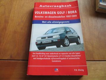 Vraagbaak Volkswagen Golf, Volkswagen Bora +diesel 1997-1999 beschikbaar voor biedingen