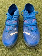 Unisex voetbalschoenen / voetbalschoen blauw Puma mt 32, Ophalen of Verzenden, Gebruikt, Schoenen