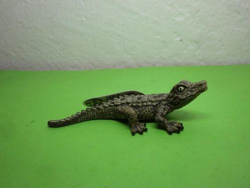 Schleich 14683 krokodil jong, dierfiguur, Verzamelen, Dierenverzamelingen, Gebruikt, Beeldje of Figuurtje, Wild dier, Ophalen of Verzenden