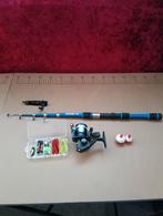 Werphengel met molen en kunstaas, Watersport en Boten, Ophalen of Verzenden, Nieuw, Complete set