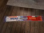 Voetbal sjaal van real Madrid tegen as roma uit 2018, Ophalen of Verzenden, Zo goed als nieuw, Buitenlandse clubs, Vaantje of Sjaal