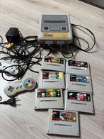 Super Nintendo Set met 2 Controllers + 7 Games, Gebruikt, 2 spelers, Vanaf 7 jaar, Ophalen