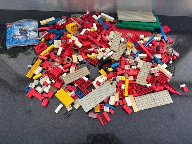 Verzameling basis lego 1,1 kg. incl. polybag 30018., Kinderen en Baby's, Speelgoed | Duplo en Lego, Zo goed als nieuw, Lego, Losse stenen