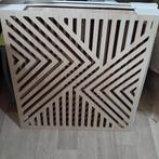 3 leuke houten wandpanelen 60 bij 60 c.m niet gebruikt !, Huis en Inrichting, Woonaccessoires | Overige, Ophalen, Nieuw