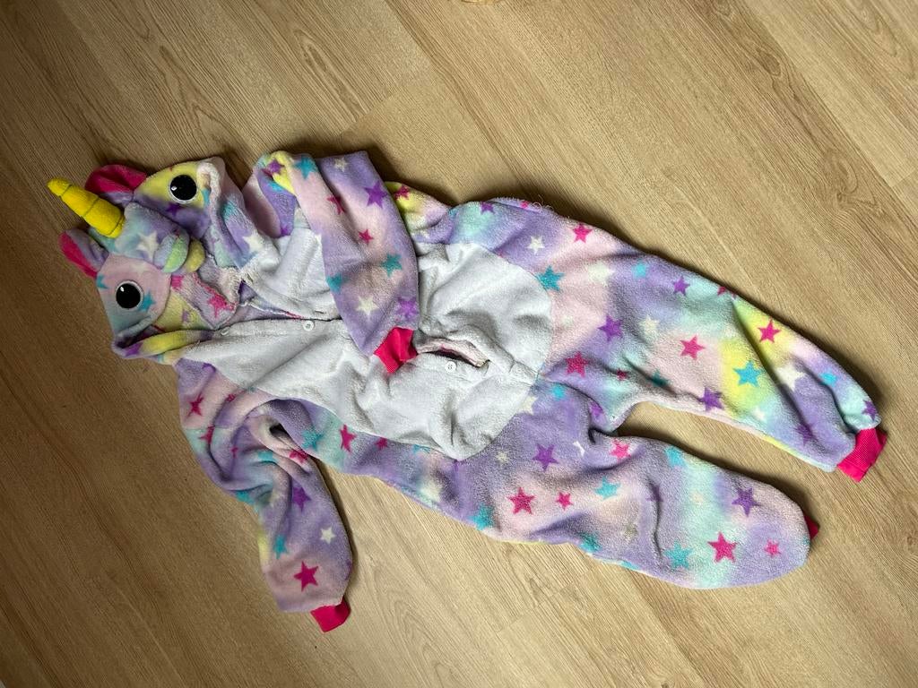 Onesie Unicorn Maat 134-140 carnaval, Ophalen of Verzenden, Zo goed als nieuw, Meisje