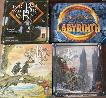Vier bordspellen Lord of the Rings (999 games/Ravensburger)
