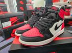Nike Air Jordan 1 Bred Toe - Maat 42.5, Ophalen of Verzenden, Zwart